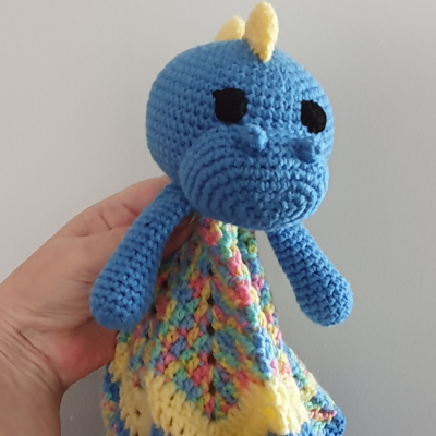 Blue Dino Lovey