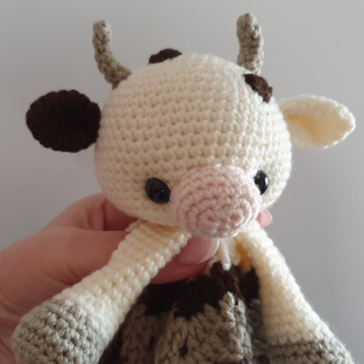 Cream and Brown Cow Lovey